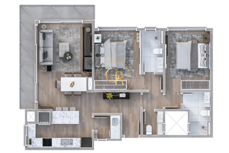 Apartamento no Residencial Vêneto: 9ª foto da galeria de imagens do imóvel