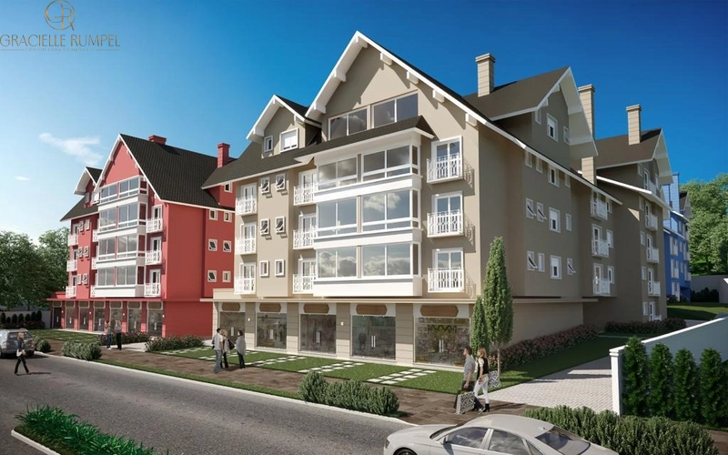 Apartamento de 2 dormitórios na Borges de Medeiros em Gramado!: 1ª foto da galeria de imagens do imóvel