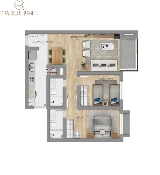 Apartamento de 2 dormitórios no Centro de Canela!: 12ª foto da galeria de imagens do imóvel