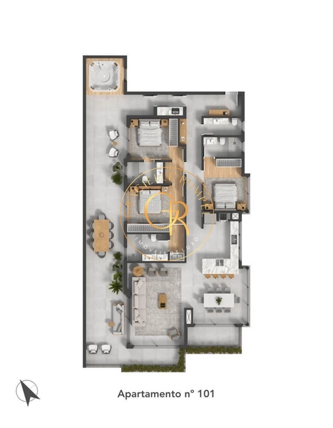 Apartamento na Planta com 03 dormitórios no Centro em Gramado!: 3ª foto da galeria de imagens do imóvel