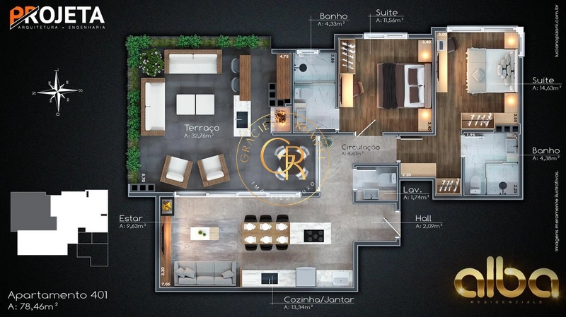Apartamento na Planta em Gramado!: 11ª foto da galeria de imagens do imóvel