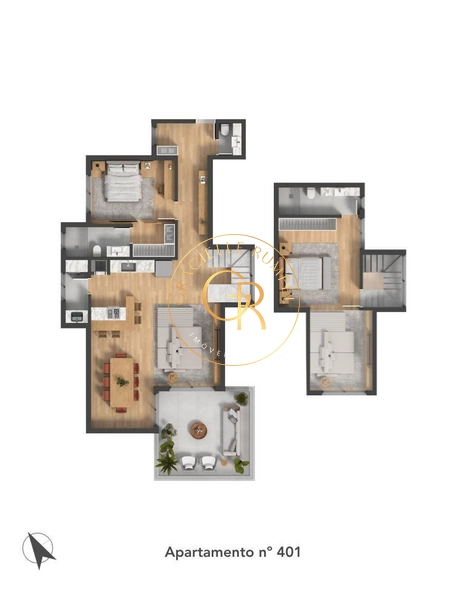 Apartamento na Planta com 02 dormitórios no Centro em Gramado!: 7ª foto da galeria de imagens do imóvel