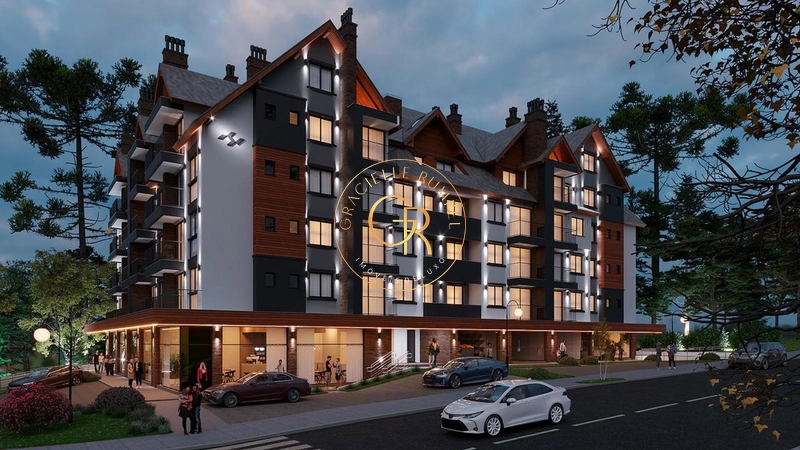 Apartamento com uma suíte em Gramado: 2ª foto da galeria de imagens do imóvel