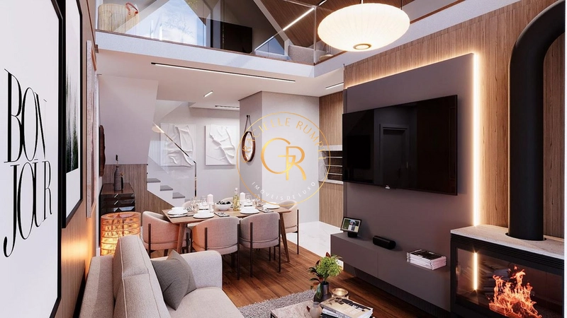Apartamento com uma suíte em Gramado: 3ª foto da galeria de imagens do imóvel