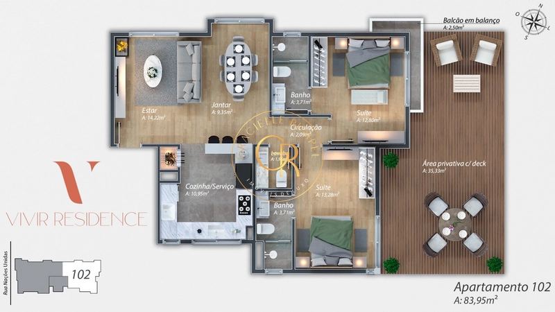 Apartamento em prédio boutique Gramado!: 6ª foto da galeria de imagens do imóvel