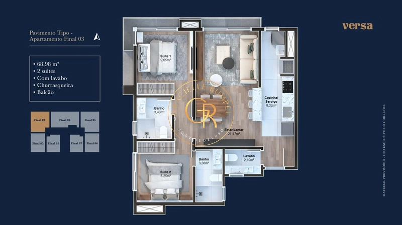 Apartamento com 02 suítes em Gramado!: 3ª foto da galeria de imagens do imóvel