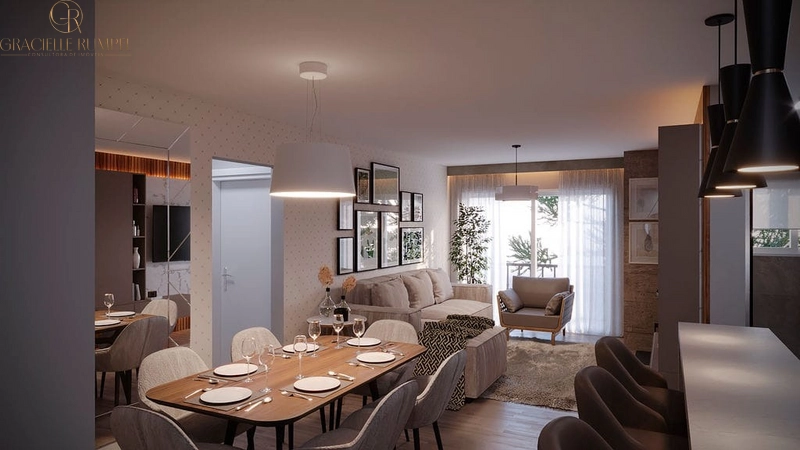 Apartamento com 01 suíte em Gramado decorado e Mobiliado!: 3ª foto da galeria de imagens do imóvel