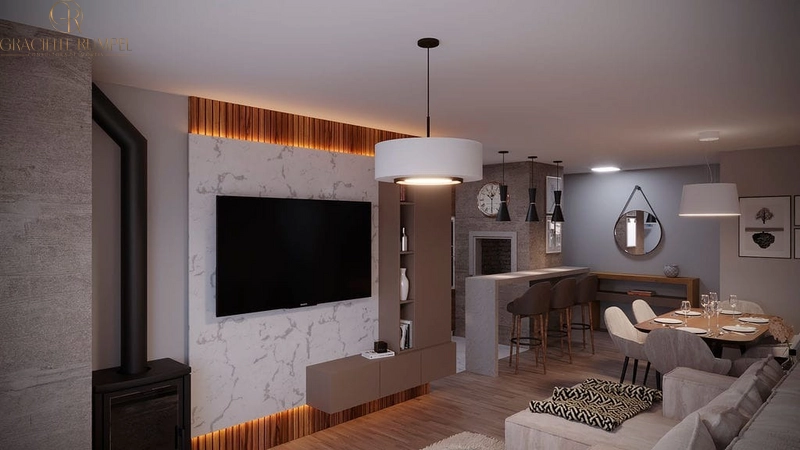 Apartamento com 01 suíte em Gramado decorado e Mobiliado!: 6ª foto da galeria de imagens do imóvel