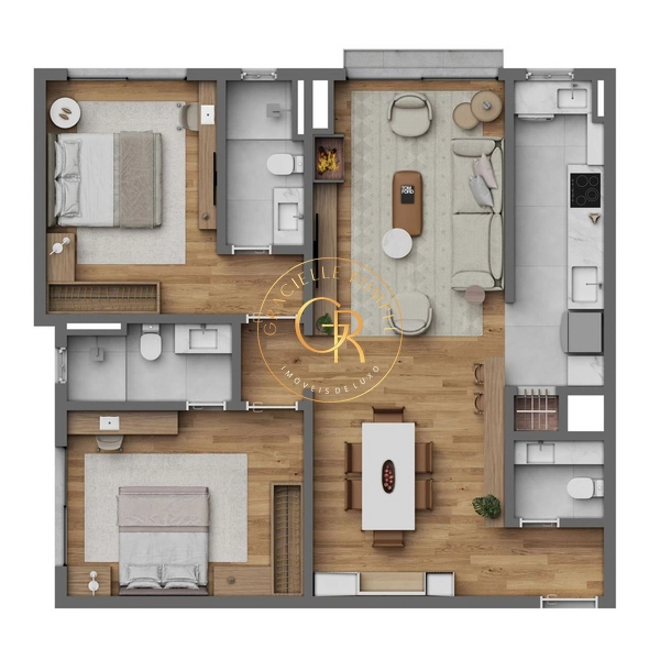 Apartamento na planta com 02 suítes no coração de Canela!: 12ª foto da galeria de imagens do imóvel