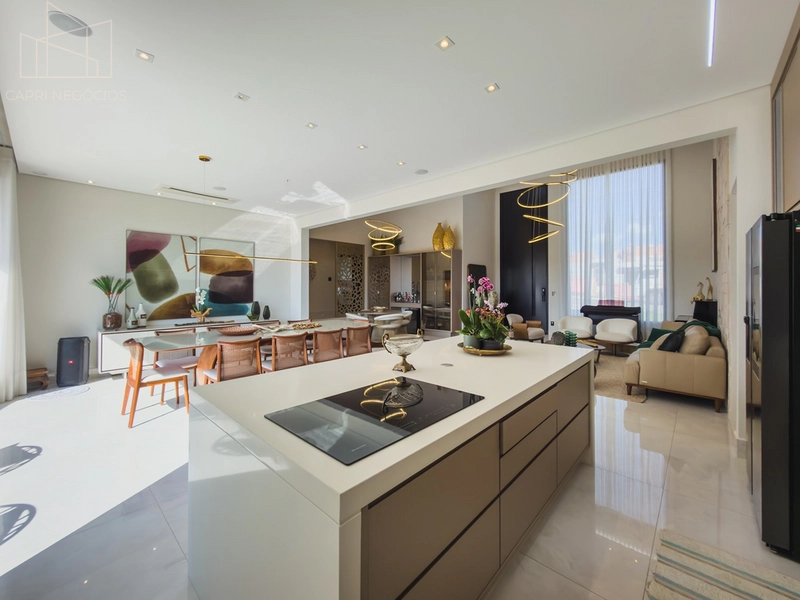 Casa térrea a venda com 4 suítes, fundos para campo de golfe em Condomínio - Indaiatuba SP: 14ª foto da galeria de imagens do imóvel