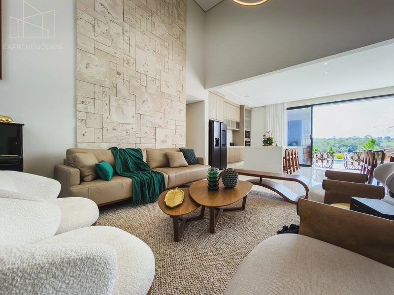 Casa térrea a venda com 4 suítes, fundos para campo de golfe em Condomínio - Indaiatuba SP: 9ª foto da galeria de imagens do imóvel