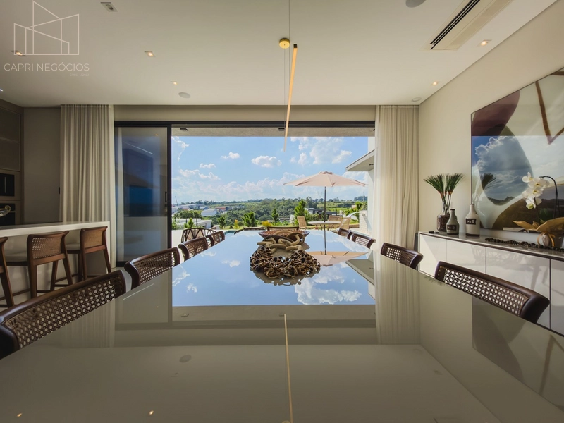 Casa térrea a venda com 4 suítes, fundos para campo de golfe em Condomínio - Indaiatuba SP: 16ª foto da galeria de imagens do imóvel