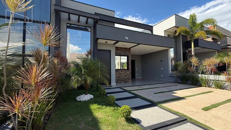 Casa com piscina a venda no Cond Mantova em Indaiatuba: 1ª foto da galeria de imagens do imóvel