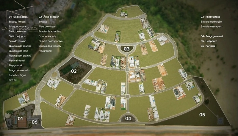 Lote a venda no Condomínio Reserva Petrus em Indaiatuba: 5ª foto da galeria de imagens do imóvel