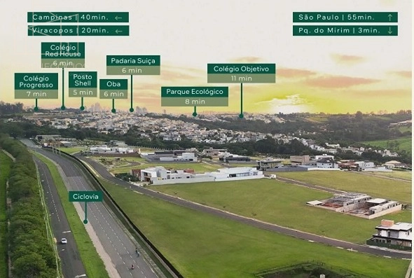 Lote a venda no Condomínio Reserva Petrus em Indaiatuba: 4ª foto da galeria de imagens do imóvel