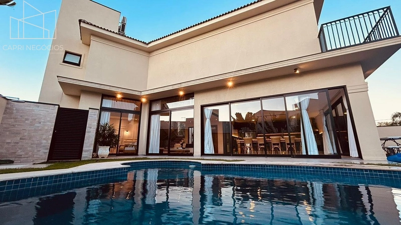 Casa em estilo Néoclássico no Cond Piemonte em Indaiatuba: 4ª foto da galeria de imagens do imóvel