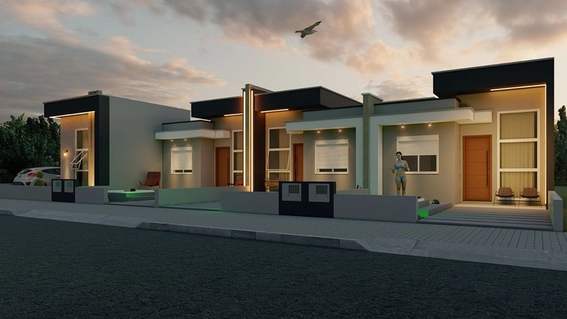 Casa nova à venda em Imbé - Em construção : 3ª foto da galeria de imagens do imóvel