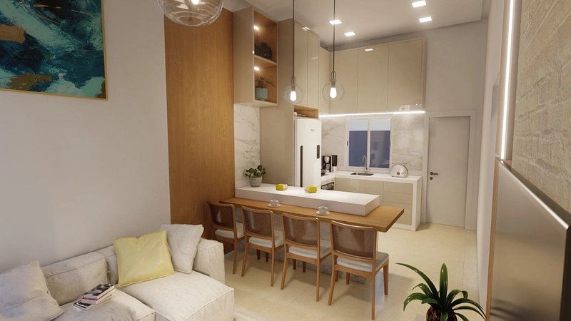 Casa nova à venda em Imbé - Em construção : 4ª foto da galeria de imagens do imóvel