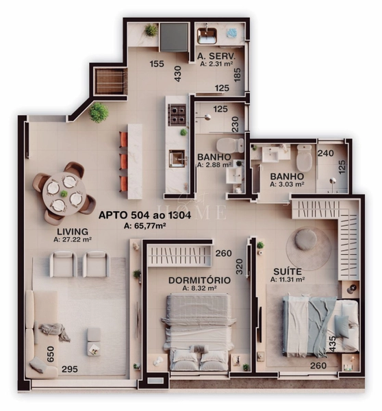 Apartamento à venda: 4ª foto da galeria de imagens do imóvel