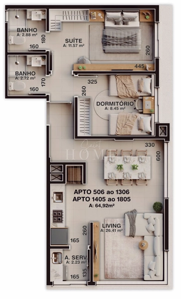 Apartamento à venda: 5ª foto da galeria de imagens do imóvel
