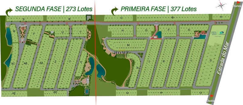 Lote no Santorini em Xangri-lá: 1ª foto da galeria de imagens do imóvel