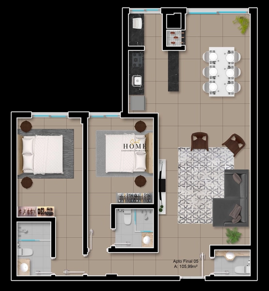 Apartamento Edifício Del Paine: 21ª foto da galeria de imagens do imóvel