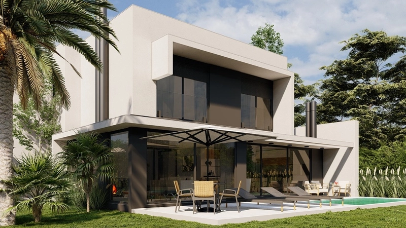 Casa em construção no Sunset: 6ª foto da galeria de imagens do imóvel