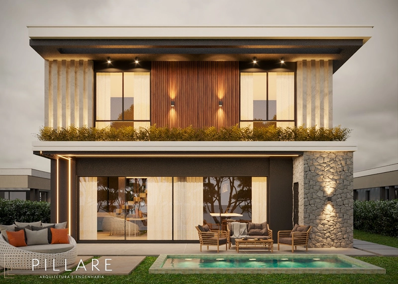 Casa nova no Sunset: 2ª foto da galeria de imagens do imóvel
