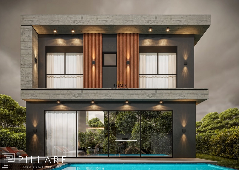 Casa no Condomínio Blue: 2ª foto da galeria de imagens do imóvel