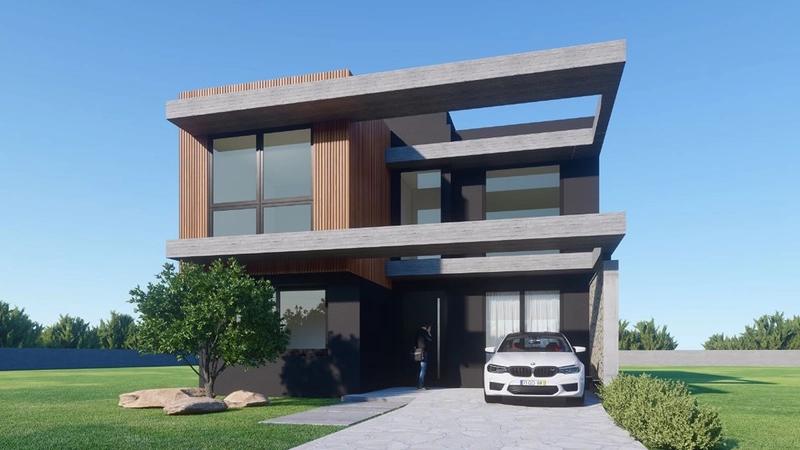 Casa em construção no SUNSET: 1ª foto da galeria de imagens do imóvel