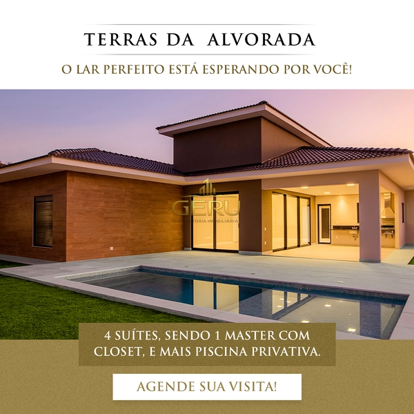 Casa Térrea á venda | 4 Suítes | Piscina Aquecida | Terras da Alvorada em Jundiaí SP: 2ª foto da galeria de imagens do imóvel