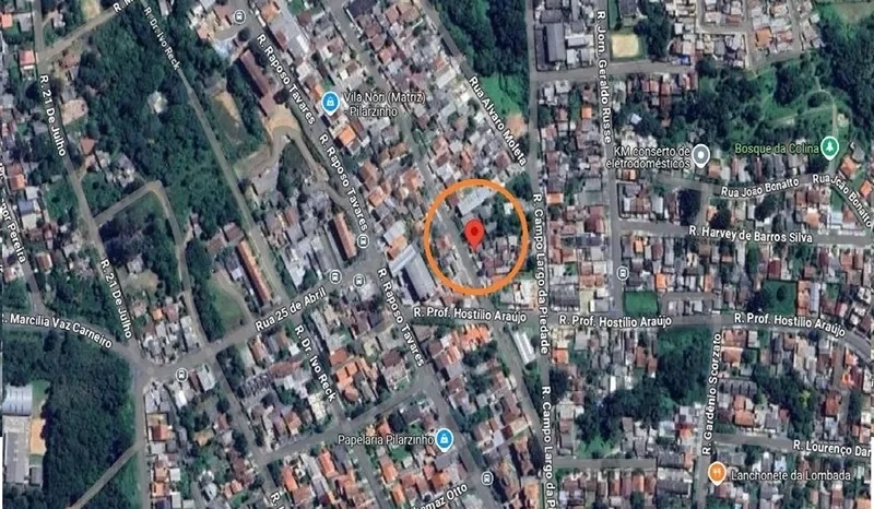 Terreno à venda, 632 m² por R$ 560.000,00 - Pilarzinho: 2ª foto da galeria de imagens do imóvel