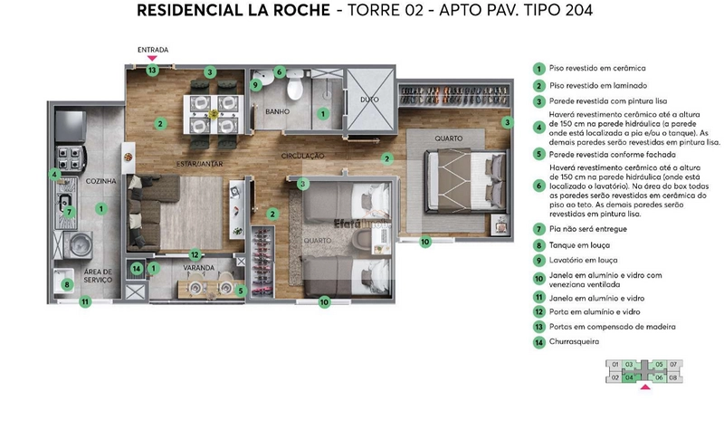 Apartamento na Planta - entrega 2028: 13ª foto da galeria de imagens do imóvel