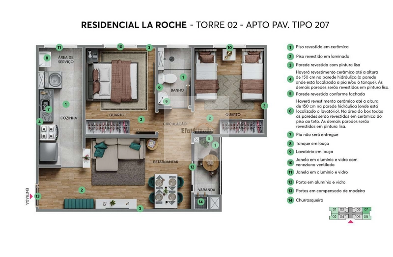 Apartamento na Planta - entrega 2028: 14ª foto da galeria de imagens do imóvel