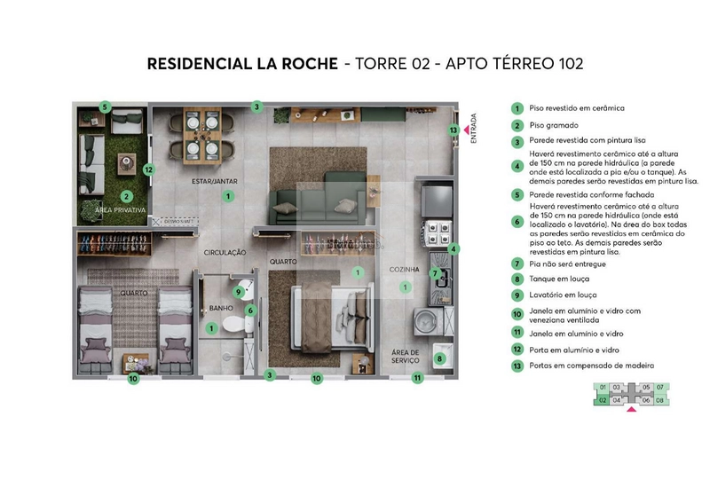 Apartamento na Planta - entrega 2028: 12ª foto da galeria de imagens do imóvel