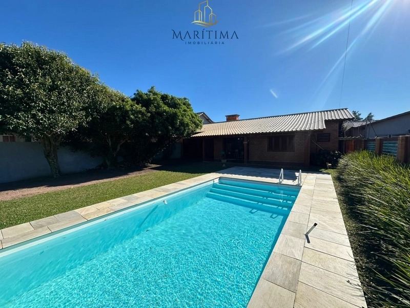 Casa com piscina e lareira junto a plataforma de pesca: 3ª foto da galeria de imagens do imóvel