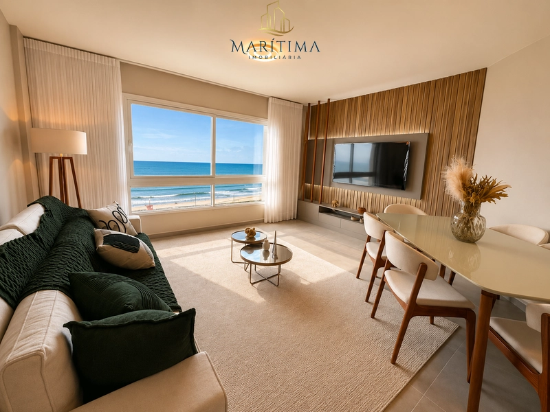 Apartamento decorado de frente para o mar no Centro em Tramandaí!: 3ª foto da galeria de imagens do imóvel