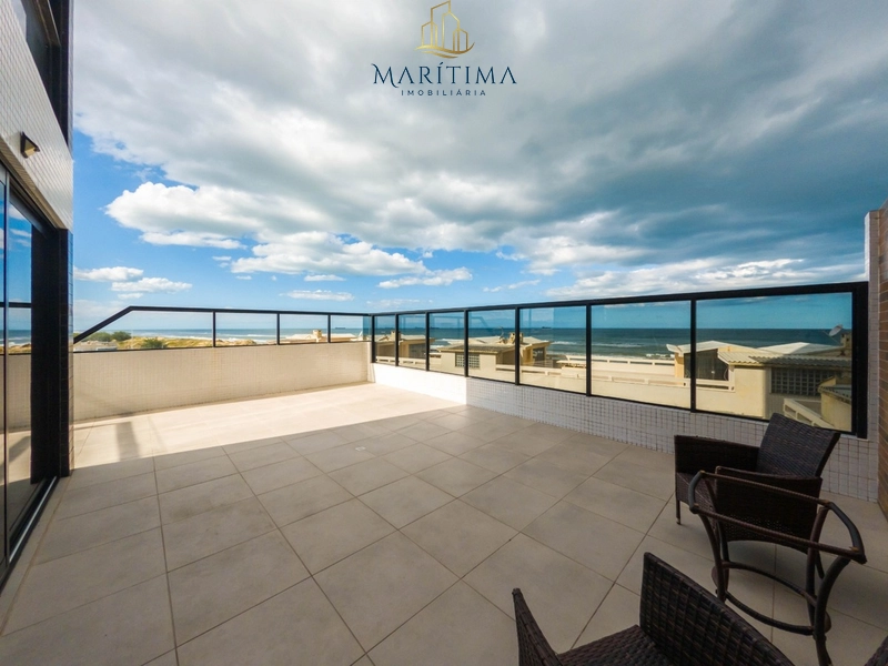 Apartamento vista mar com amplo terraço a venda na Barra em Tramandaí: 2ª foto da galeria de imagens do imóvel