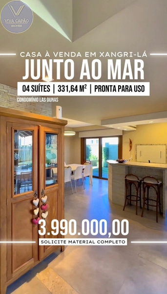 CASA À VENDA NO CONDOMÍNIO LAS DUNAS: 2ª foto da galeria de imagens do imóvel