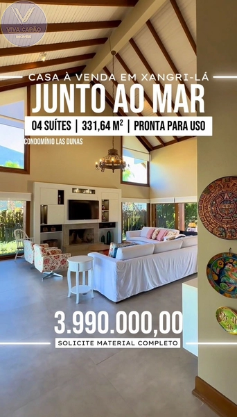 CASA À VENDA NO CONDOMÍNIO LAS DUNAS: 1ª foto da galeria de imagens do imóvel