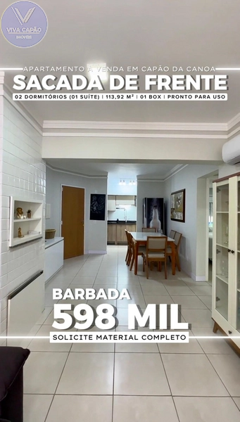 APARTAMENTO À VENDA  -  EM CAPÃO DA CANOA: 2ª foto da galeria de imagens do imóvel