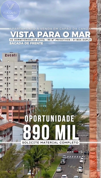 APARTAMENTO À VENDA COM VISTA PARA O MAR: 12ª foto da galeria de imagens do imóvel