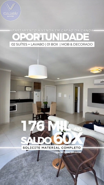 APARTAMENTO À VENDA - PAGAMENTO FACILITADO 20% ATO - SALDO EM 60X: 4ª foto da galeria de imagens do imóvel