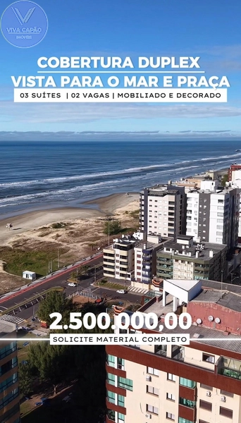 COBERTURA DUPLEX  VISTA ETERNA DO MAR FRENTE PARA PRAÇA: 32ª foto da galeria de imagens do imóvel
