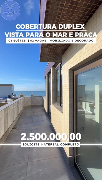 COBERTURA DUPLEX  VISTA ETERNA DO MAR FRENTE PARA PRAÇA: 30ª foto da galeria de imagens do imóvel