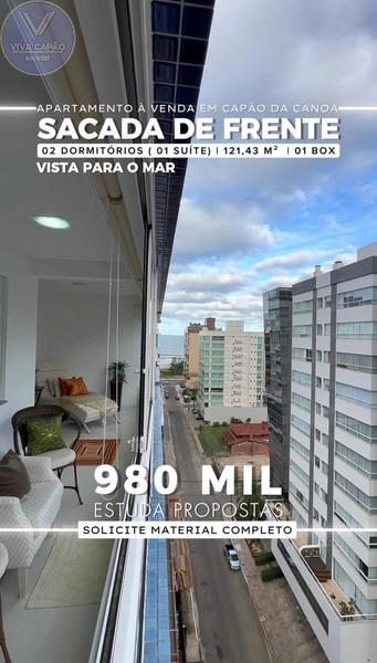 APARTAMENTO À VENDA COM VISTA PARA O MAR: 12ª foto da galeria de imagens do imóvel