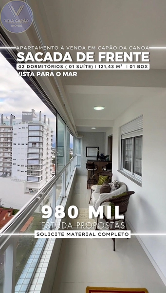 APARTAMENTO À VENDA COM VISTA PARA O MAR: 4ª foto da galeria de imagens do imóvel