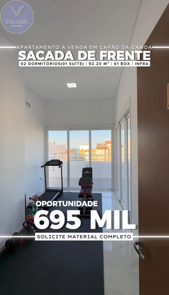 APARTAMENTO À VENDA  COM SACADA DE FRENTE E  INFRA: 6ª foto da galeria de imagens do imóvel