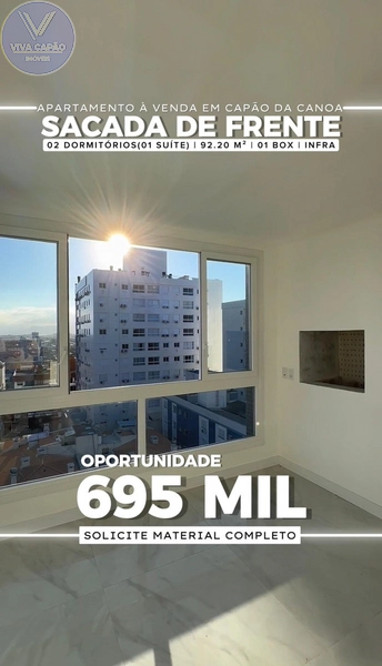 APARTAMENTO À VENDA  COM SACADA DE FRENTE E  INFRA: 8ª foto da galeria de imagens do imóvel