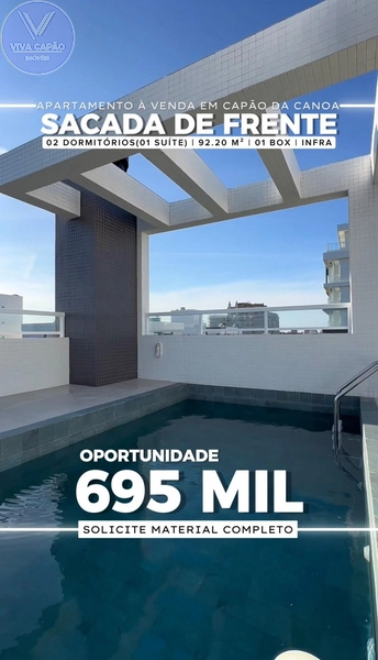 APARTAMENTO À VENDA  COM SACADA DE FRENTE E  INFRA: 4ª foto da galeria de imagens do imóvel